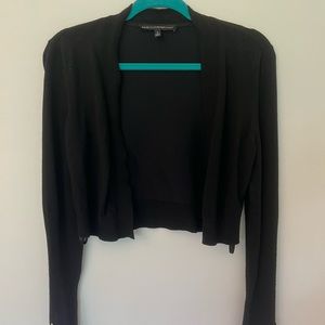 Never worn White House Black Market Black Cardigan with button detail cuff